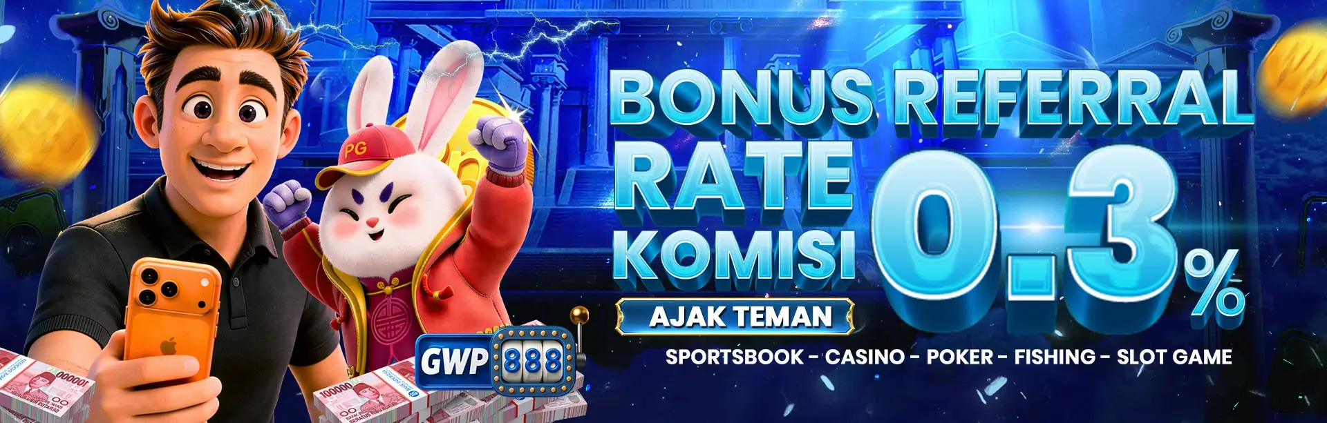 bonus referral gwp888